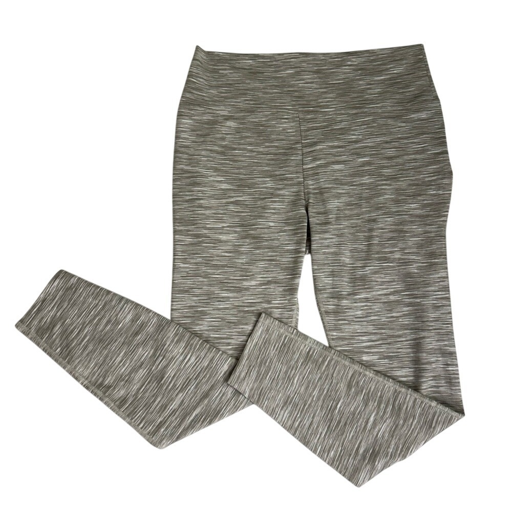 Outdoor Voices Women's High Waisted Oatmeal 7/8 Length Leggings Size XL
